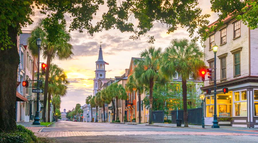 Offres de location de voitures les plus intéressantes à Charleston